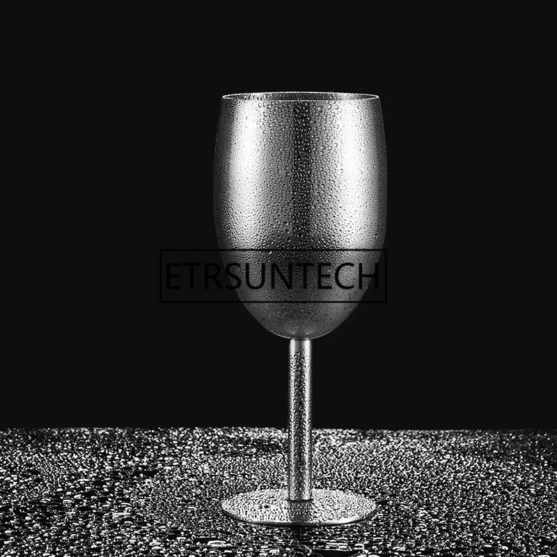 Classical Wine Glasses 304 Stainless Steel Wineglass Bar Wine Glass Champagne Cocktail Drinking Cup Charms Party Supplies