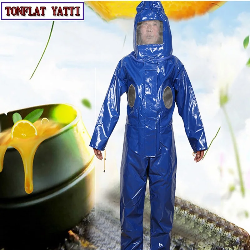 

Bee Keeping Suit Removeable Hat Anti-bee Protective Safety Coveralls Smock Equipment Supplies Beekeeping Jacket Veil Set