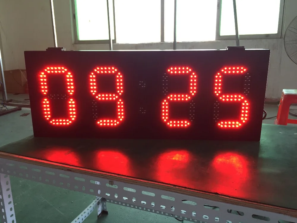 

Led Temperature Screen Led Time Screen 6'' 8'' 10'' 12'' 15'' High Brightness Lamp 800x305mm Outdoor Display