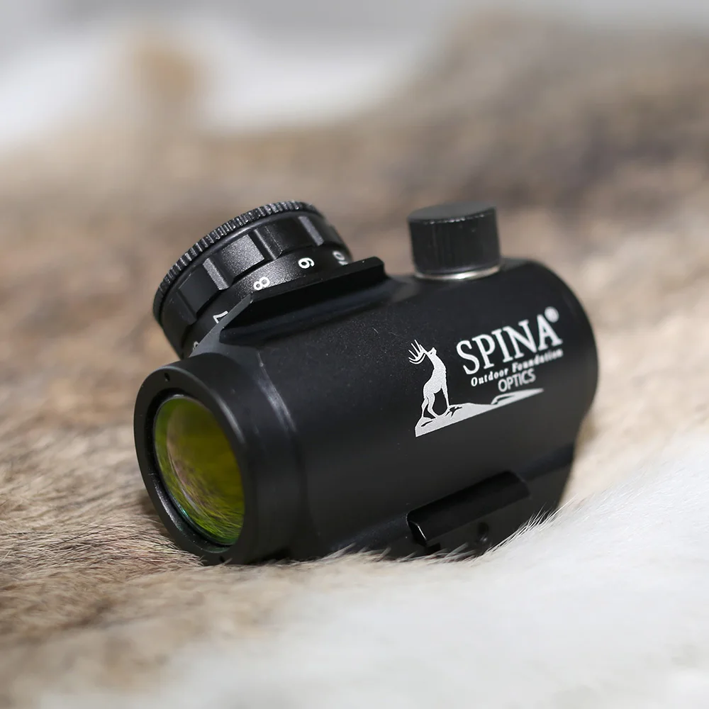 

SPINA OPTICS Hunting Scope 1X25 Red Dot Sight Airsoft Riflescope shockproof Dot Sight for 20mm Rail Mounts