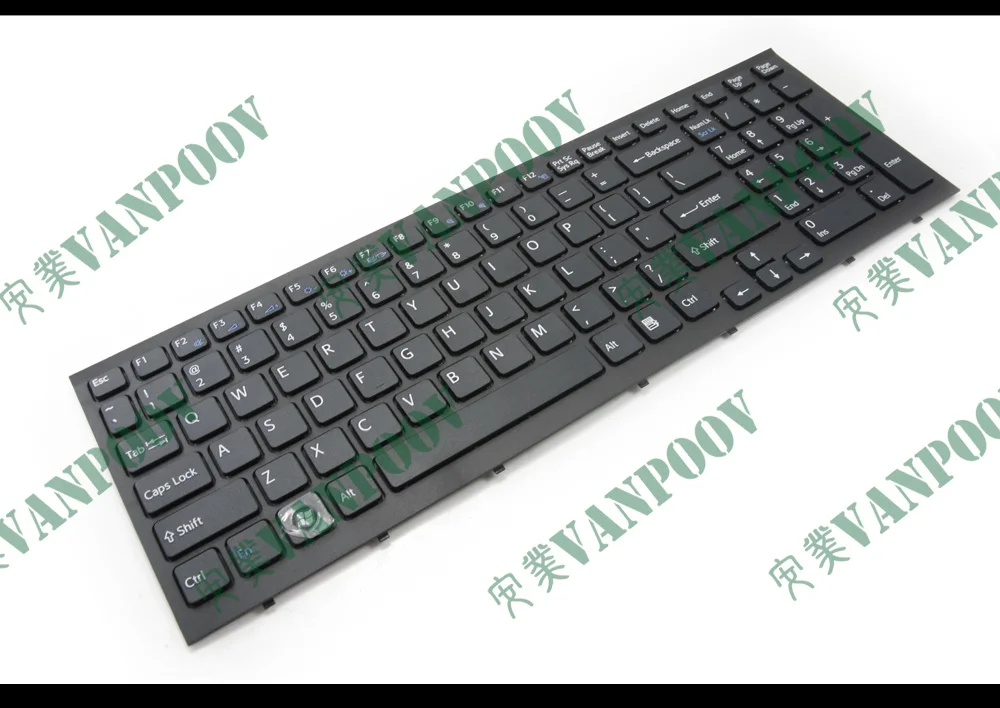

New Laptop Keyboard for Sony Vaio VPC-EB VPC EB EB11 EB12 EB15 Black with Frame Black US Version - 148792821 148793141 V111678A