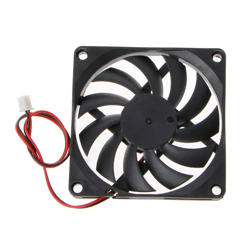 New for DC 24V 2Pin CPU/GPU Cooler Replacement 80x80x10mm Notebook CPU Cooling Fan USB Connector PC Fan