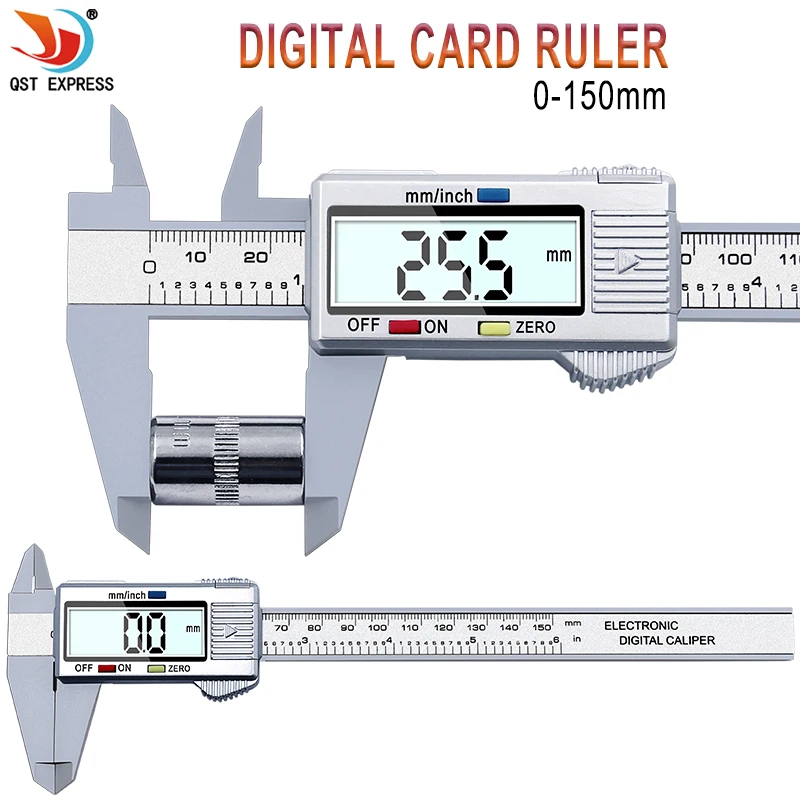 0-150mm Vernier Caliper Digital Electronic Digital Caliper LCD Micrometer Measuring Tool 6 Inch