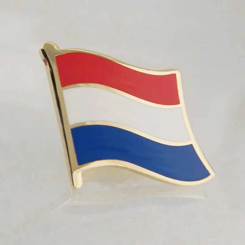 Soft Enamel Netherlands Flag Lapel Pins