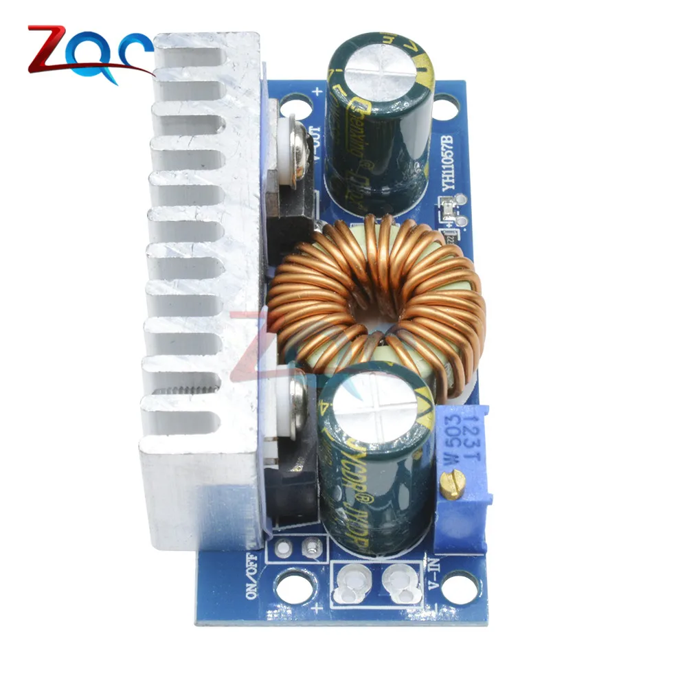 DC-DC Boost Converter Board 4.5V-32V to 5-42V 6A Step Up Adjustable Power Supply Module Non-isolated Short Circuit Protection