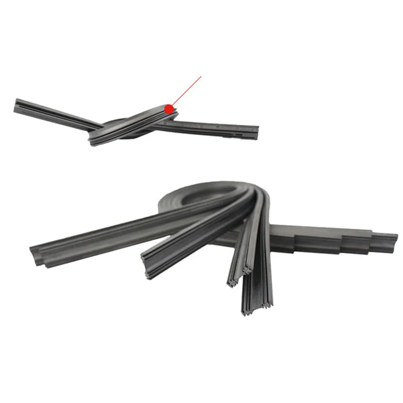 26\'\' 6mm Silicone Wiper Blade Frameless for Auto Car Bus Windshield Black Wholesale Direct Selling In-Stock Stocked