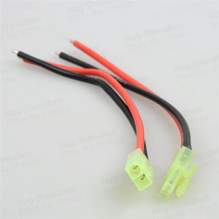 New  500set Green Mini TAMIYA EL4.5 Male Female Connector with 20AWG Silicone Wire cable