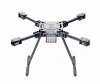 순수 탄소 섬유 우산 접이식 FPV 쿼드콥터 프레임 키트, 탄소 섬유 랜딩 기어 스키드 포함, ZD550, 550mm, ZD680, 680mm 3