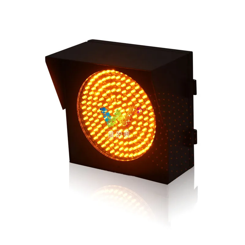 AC220V Nieuwe mistlampen 200mm ronde ontwerp gele LED verkeer knipperlicht