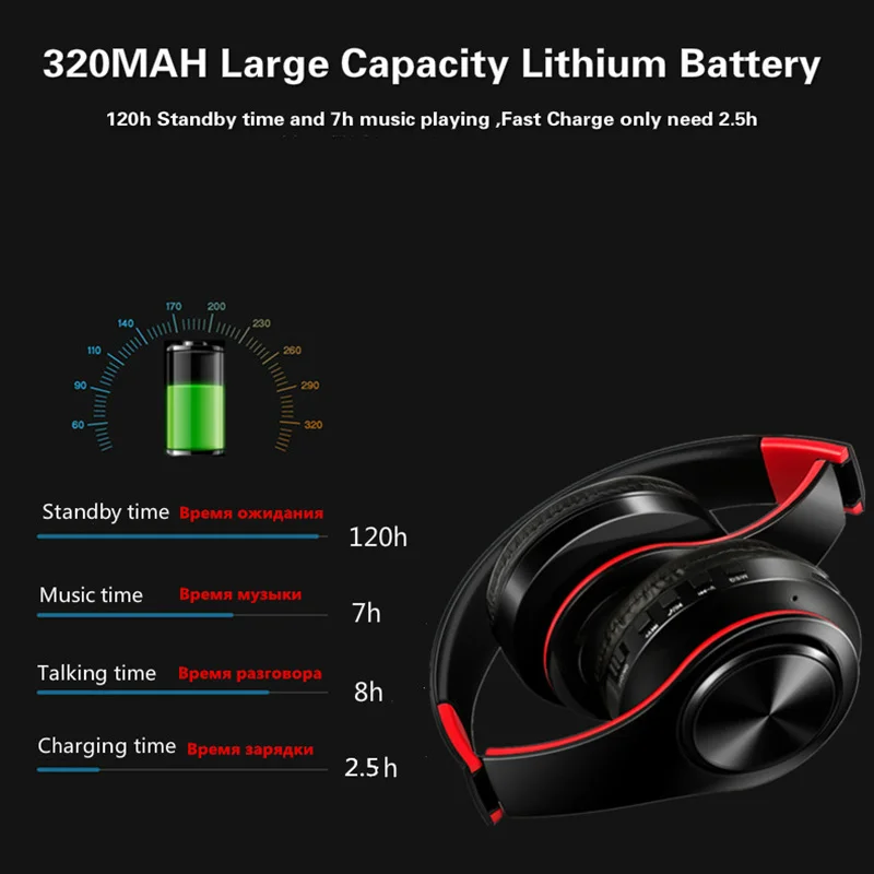 Tourya B7 Cuffie Senza Fili di Bluetooth Della Cuffia Auricolare Portatile Auricolare Auricolari Con Il Mic Per Il PC del telefono mobile Xiaomi TV MP3