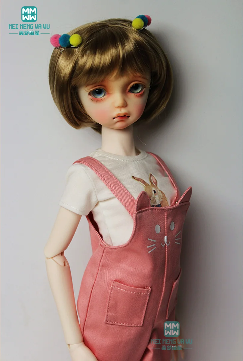 BJD doll clothes for 1/3 1/4 1/6 BJD doll SD, AS, LUTS, DOD, DZ doll fashion print t-shirt