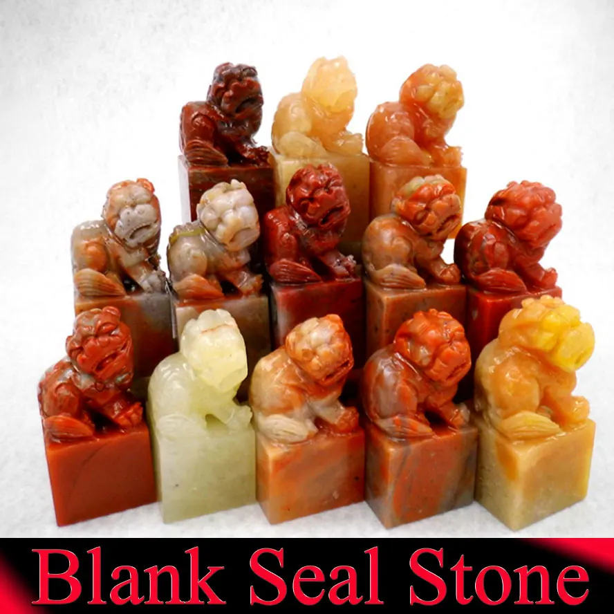 1 piece Blank Chinese Seal Stamp Stone for Painting Calligraphy Seal Cutting Stone Art Supplies Set