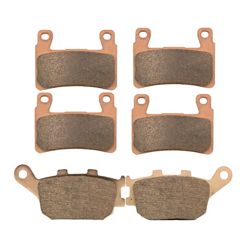 

Motorcycle Parts Copper Based Sintered Front & Rear Brake Pads For Honda CBR600 CBR 600 F4/F4i 1999-2006 Motor Brake Disk