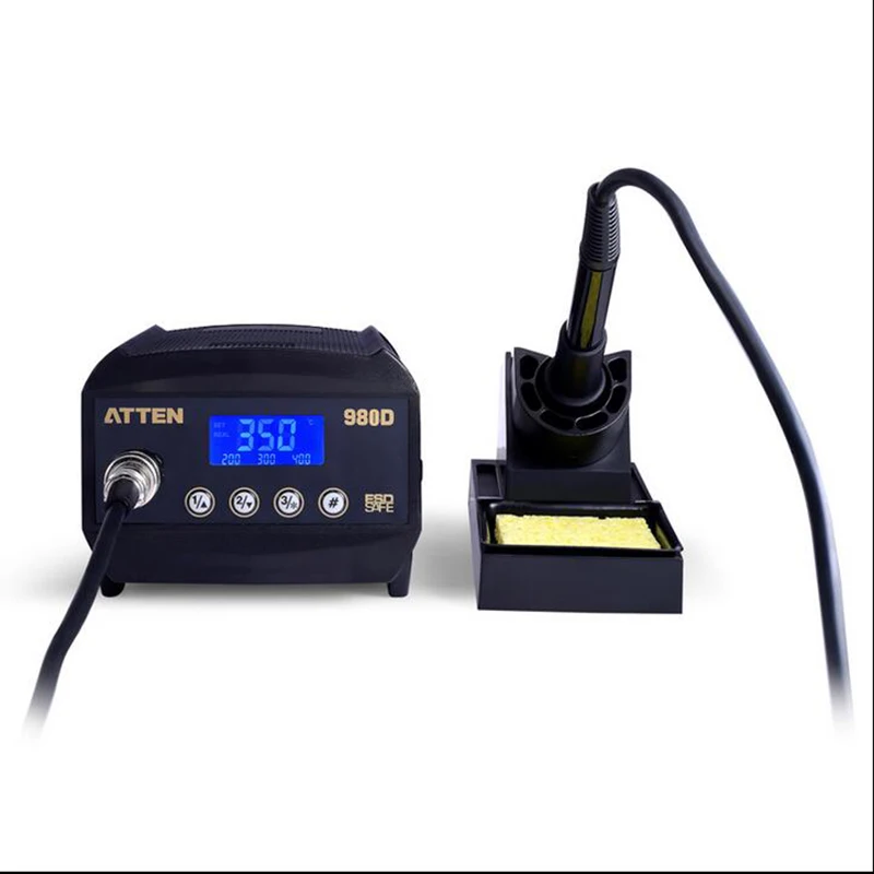 Esd 60W Digitale Lassen Desolderen Soldeer Station Soldeerbout Lcd Display Thermo-Control Anti-Statische