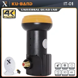 STAR COM Universal LNB For Satellite TV Receiver HD Digital Waterproof 01dB Noise KU BAND LNB  LNBF