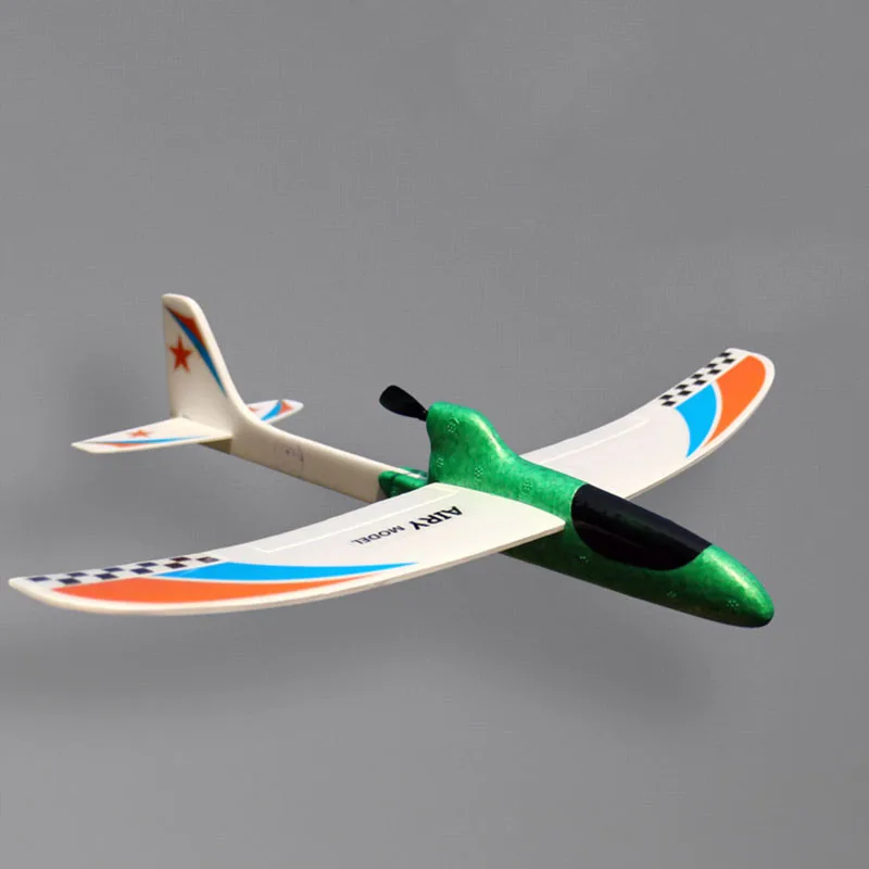 Condensador de avión eléctrico para lanzar a mano, modelo de avión DIY, planeador de lanzamiento manual, juguete educativo para niños