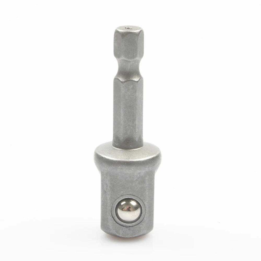 3pcs/set Chrome Vanadium Steel Socket Adapter Hex Shank to 1/4" 3/8" 1/2" Extension Drill Bits Bar Hex Bit Set Power Tools