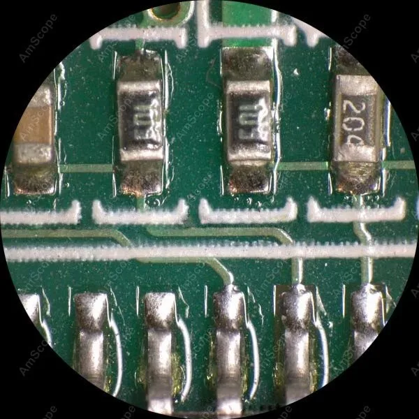 المجهر ستيريو ثلاثي العينيات-لوازم amscope 20X-30X-40X-60X ثلاثي العينيات ستيريو المجهر مع أعلى وأسفل أضواء