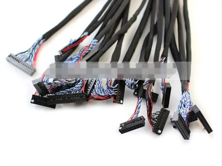 Cabo universal lvds para painel lcd, suporte para 14-26 polegadas envio grátis
