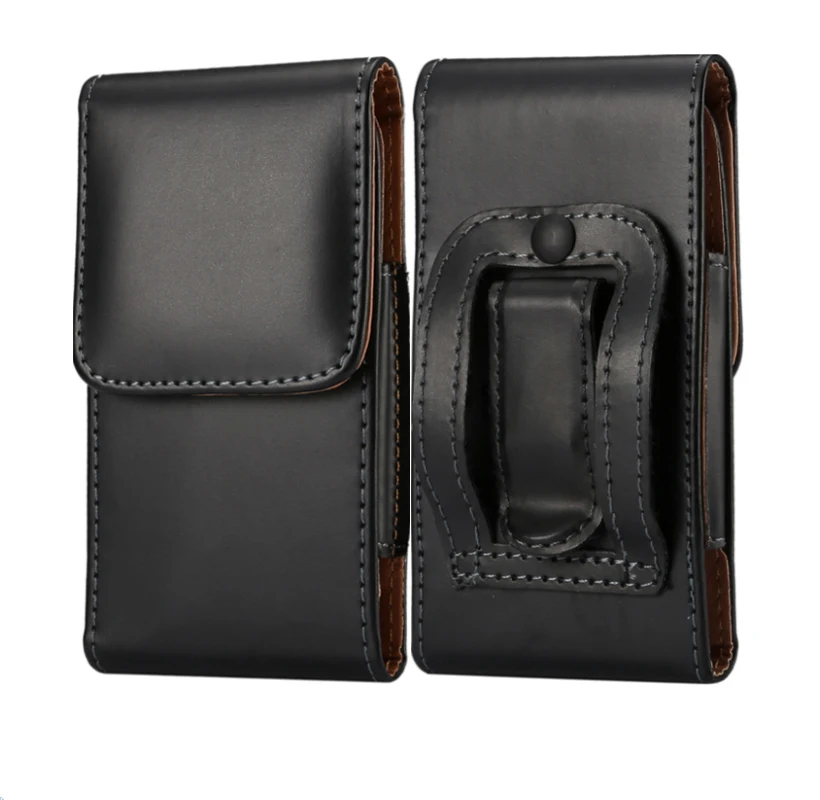 Phone Pouch Waist Case For Xiaomi 14 13 13Pro 12 12C 12Lite For Redmi Note 14 14Pro 13 12 Leather Cover Holster Belt Bag