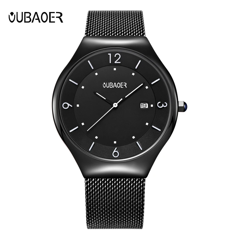 

2018 New Luxury Brand OUBAOER Fashion Casual Watches Men Analog Men's Quartz Date Clock Military Wrist Watch Men