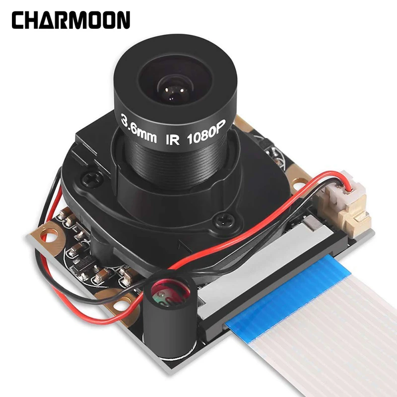 Für Raspberry Pi Kamera Modul mit Automatische IR-Cut Night Vision Kamera 5MP 1080p HD Webcam für Raspberry pi 4B Modell 3 B +
