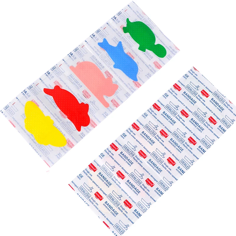 30Pcs/Pack Cute Waterproof Cartoon Animal Children Bandage Wound Emergency Anti-Bacterial Dressing Band-Aids