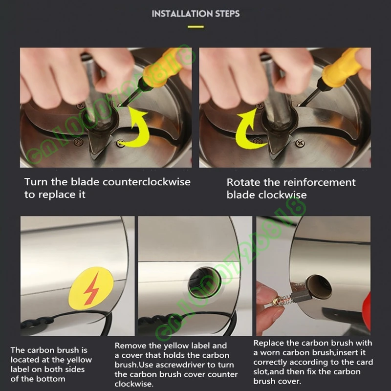 Molinillo multifuncional de 220g para hierbas, granos, especias, cereales, café, medicina, molino seco, trituradora de hierbas en polvo, 800 V