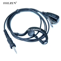 Cuffia avricolare avricolare della polizia di forma di G con il microfono per la Radio bidirezionale di Yaesu Vertex VX-6R 7R 6E 7E 120 127 170 177