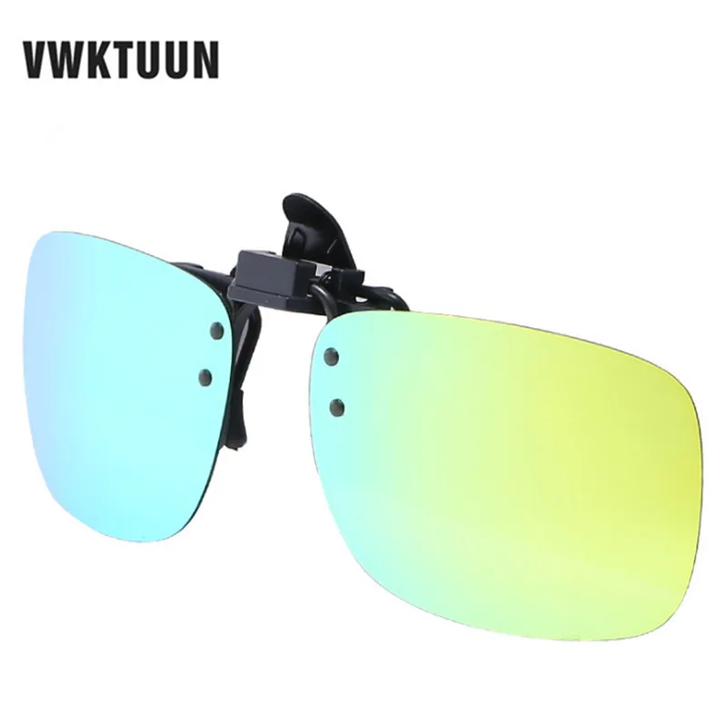 VWKTUUN Polarized Sun Glasses Clip On Sunglasses Driving Night Vision Lenses Eyeglasses Anti-UVA Shades For Women Men's Eyewear