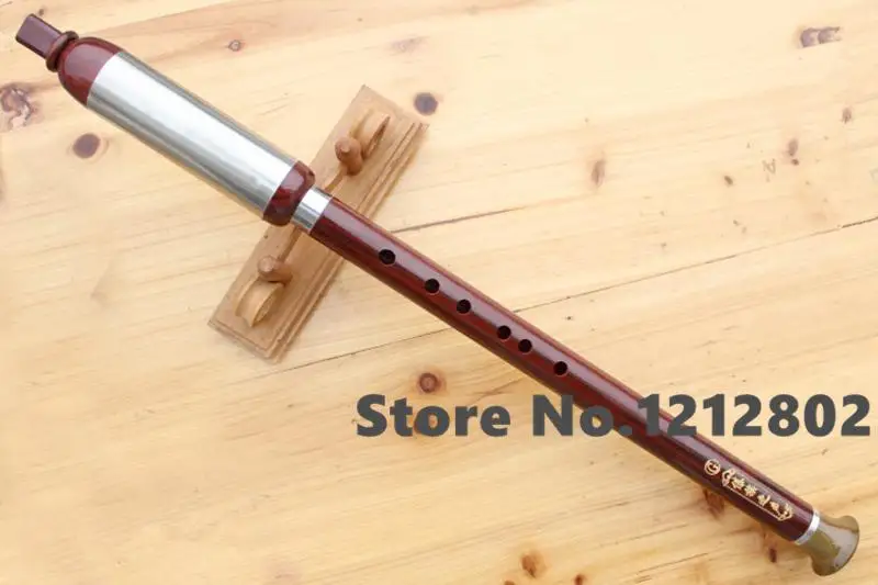 Imitate Rosewood ABS Resin Bawu Flute Chinese Vertical Flute Key of F&G Handmade Folk Music Instrument China Dizi