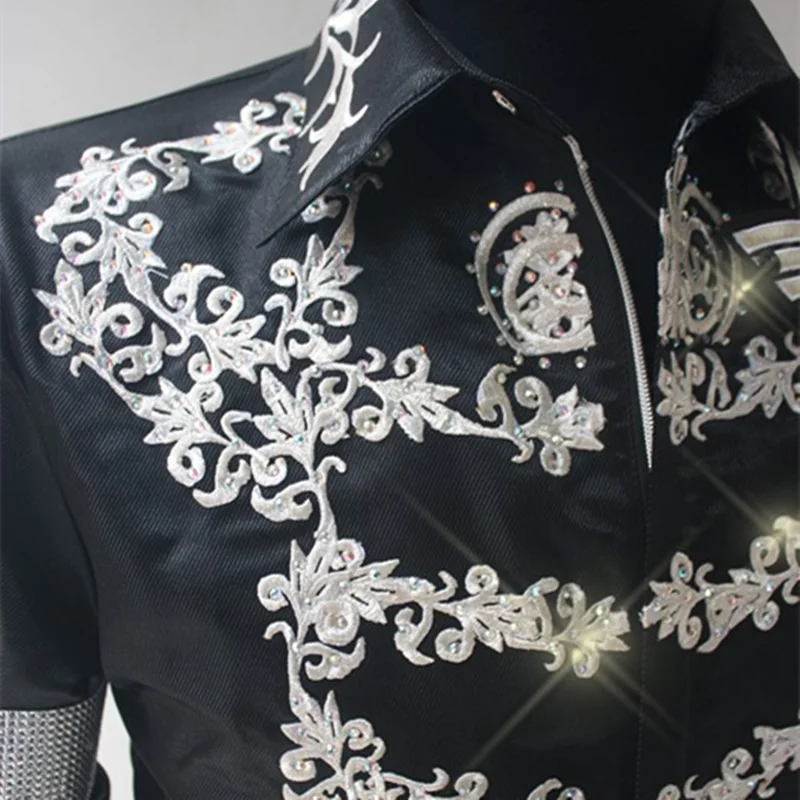 MJ Formal Dress Casual MICHAEL JACKSON Costume Black Print Press Conference This is it Handmade Printing Jacket Fans Best Gift