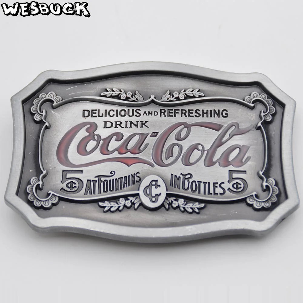 5 PCS MOQ WesBuck Brand Fashion Casual Belt Buckle Metal Western Cowboy Belt Buckle WIth PU Belt Holiday gifts Hebillas