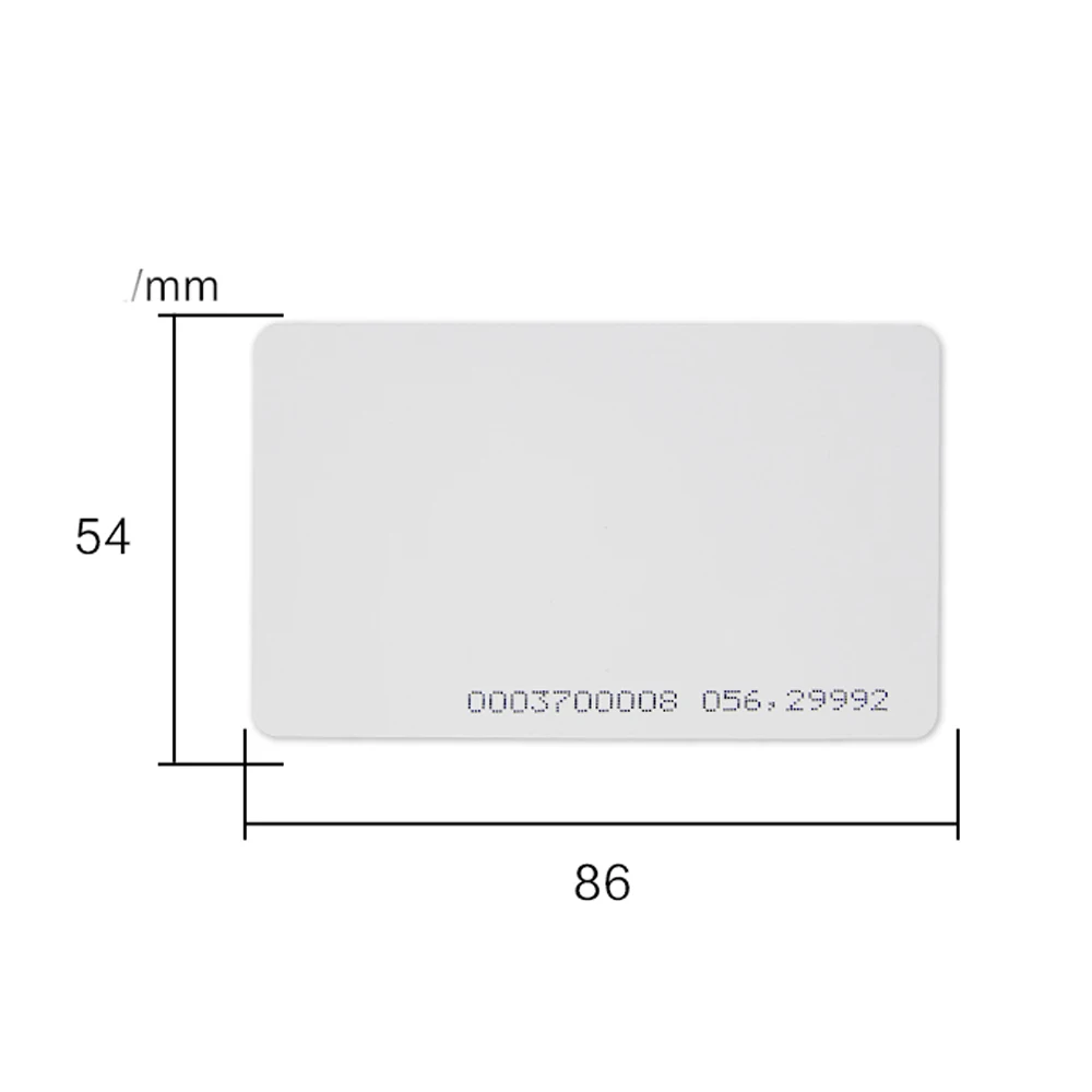 100pcs/Lot TK(EM)4100 ID CARD Reaction  125KHZ RFIDBlank Card Fit For Access Control Time Attendance