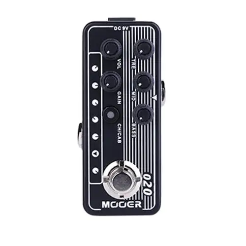 

MOOER 020 BLUENO guitar pedal BLUENO contains 2 channels High quality dual channel preamp Independent 3 band EQ