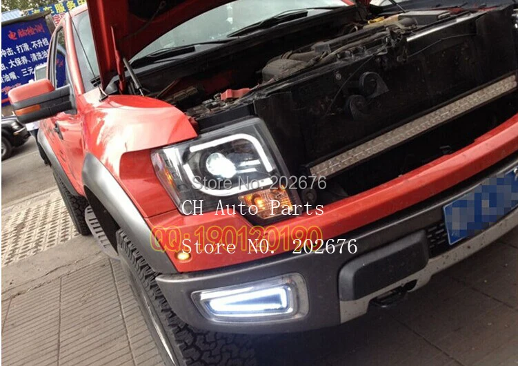 

FREE SHIPPING, CHA 2008-2012 ANGEL EYE COMPLETE HEADLIGHT, WITH BI-XENON PROJECTOR, COMPATIBLE CARS: RAPTOR