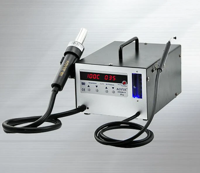 

220V AOYUE i852A++ Hot Air Gun Soldering station Desoldering Station Hot Air 2 In 1 Rework Station