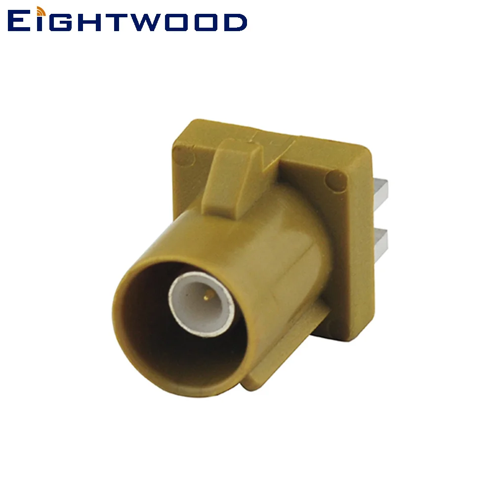 

Eightwood Fakra K PCB Mount Plug Male End Launch RF Coaxial Connector Adapter Curry Radio with IP Output 5PCS