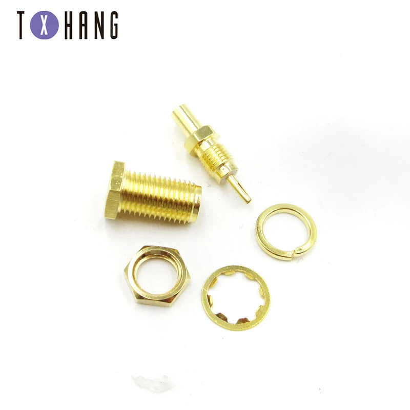 5PCS SMA Female Jack Or RP-SMA female (Male Pin) Plug Center Nut Bulkhead Crimp RG174 RG316 LMR100 RF Connector