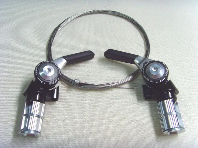 MicroSHIFT 9S TT Bar End Shifter BS-A09 2 x 9 / 3 x 9 speed Road
