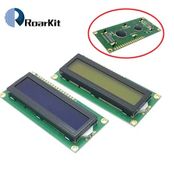 PCF8574 LCD1602 LCD 1602 blu/giallo verde schermo 16X2 Display con retroilluminazione 1602A 5v per Arduino Kit fai da te