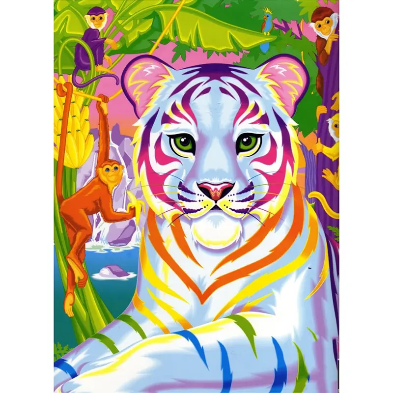 

Dpsprue 5D Full Square Round Stone Diy Diamond Painting Mosaic Tiger Cross Stitch Diamant Embroidery Christmas Gift