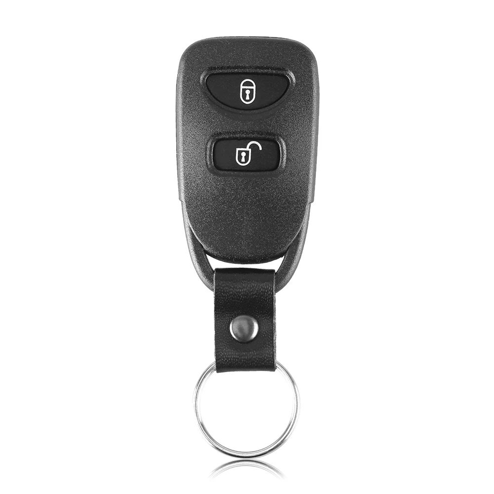 DANDKEY Replacement 2 Buttons Remote Car Key Case Shell Cover Fob For HYUNDAI Tuscon 2005-2009 Accent 2005-2008