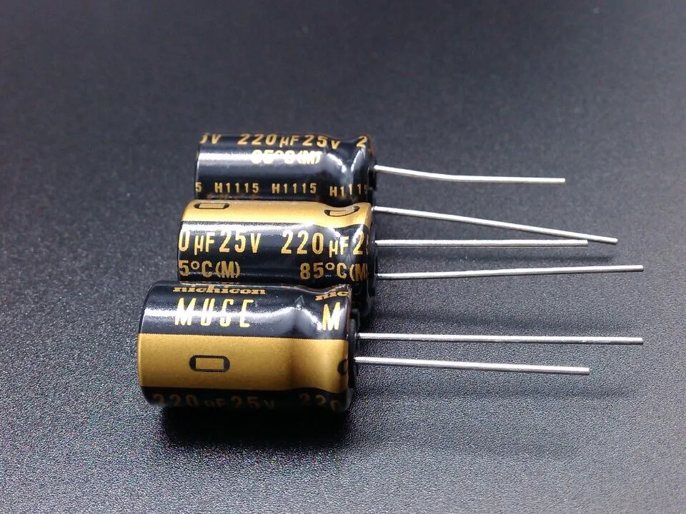 2020 hot sale 10pcs/30pcs Nichicon KZ 220uF/25V genuine spot 220uf 25v audio import for capacitor free shipping