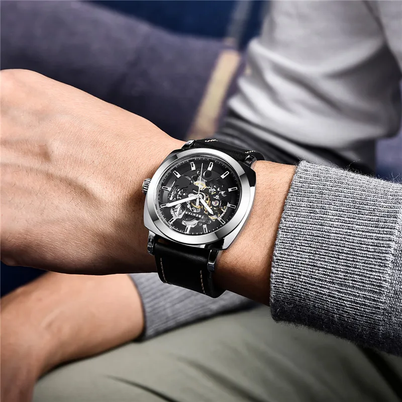 BENYAR New Fashion Mechanical Men Watch Waterproof Classic Top Brand Luxury Automatic Business Male Wristwatch Relogio Masculino