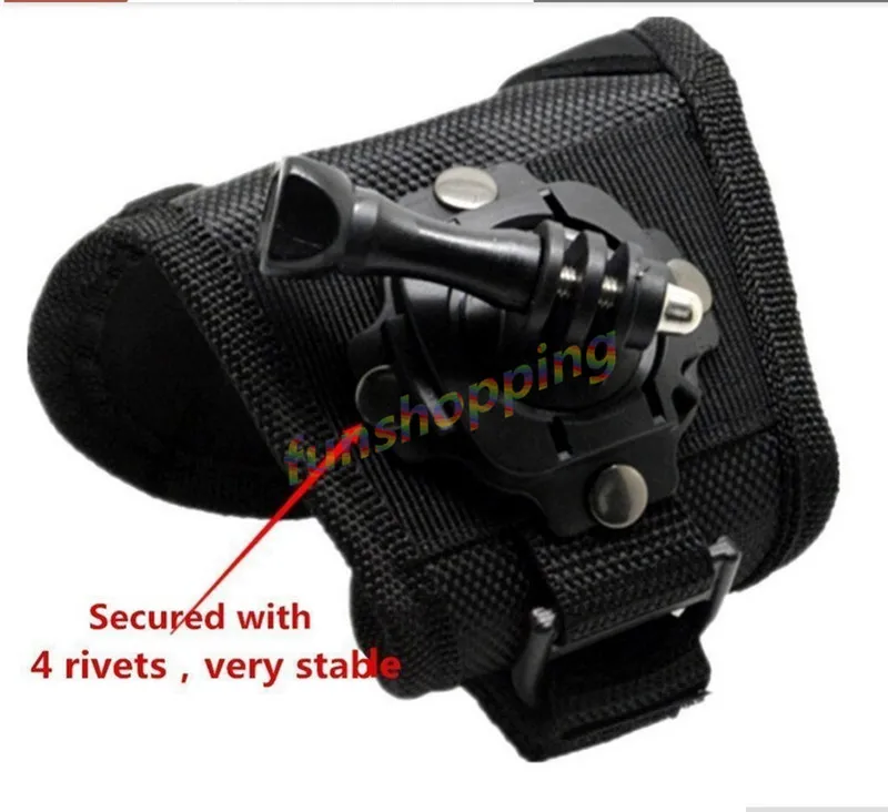 New 360 Degree Rotation Protection Hand Wrist Strap Mount + Screw for Gopro Hero 12 11 10 9 8 Strip Belt For GoPro Accessories