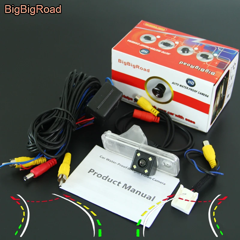 BigBigRoad For Hyundai IX25 2014 2015 Car Intelligent Track Rear View Backup Reverse Parking Camera Connect To Original Screen