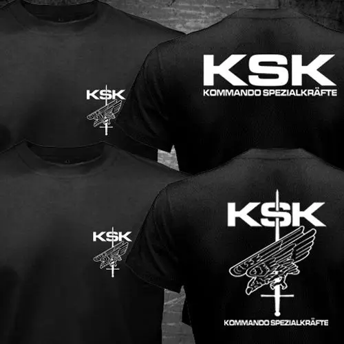 Deutschland Germany Special Forces T shirt men KSK  Combat printed top tee shirt US size