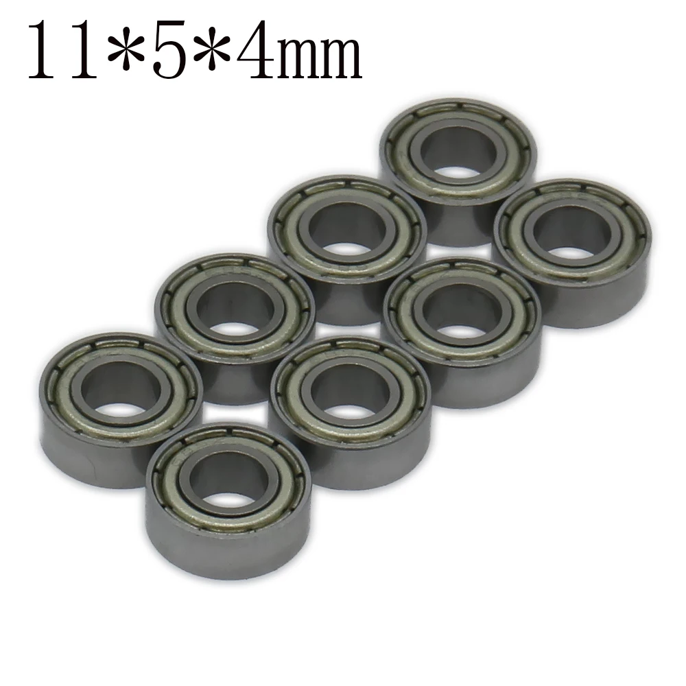 8PCS 10*15*4mm 11*5*4mm Bearing For Rc Hobby Model Car 1/10 Fs Racing Truck Buggy 53810  Hop-Up Parts Spareparts 582005 582002