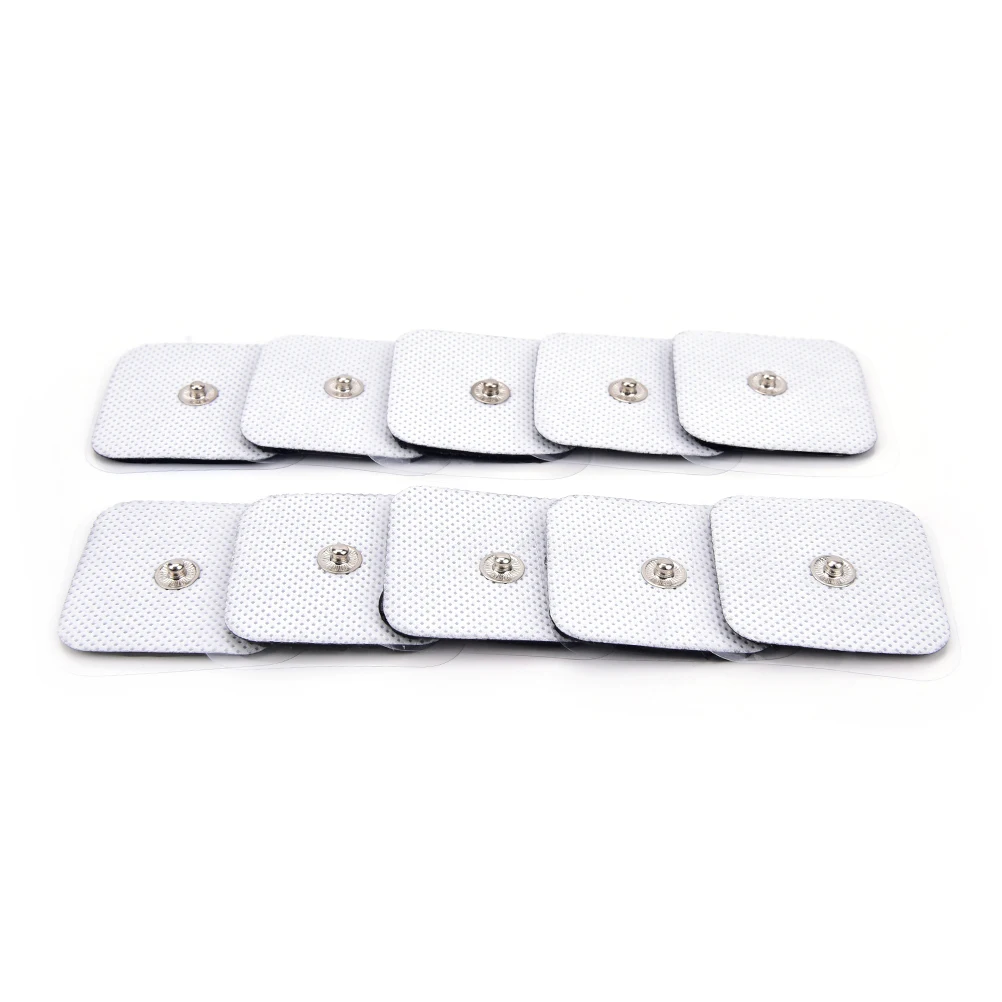 

10Pcs/lot Self Adhesive Electrode Pads Tens Electrodes For Tens Digital Therapy Machine Massager Nerve Stimulator 4*4cm